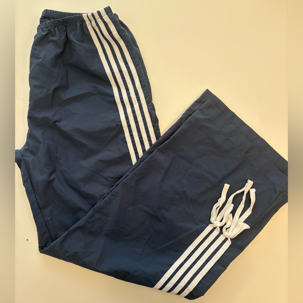 PacSun Blue Track Pants with bow accent
